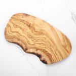 Handmade Rustic Olive Wood Cutting Board with Natural Edges - Image 3
